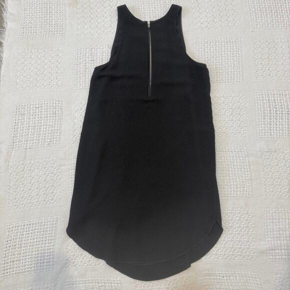 Aritzia Wilfred Sebatier small silk exposed zipper shift dress D4 2933 - Picture 8 of 14